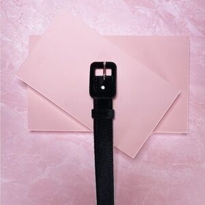 1" Belt in Black Velvet - Vixen by Micheline Pitt 2X